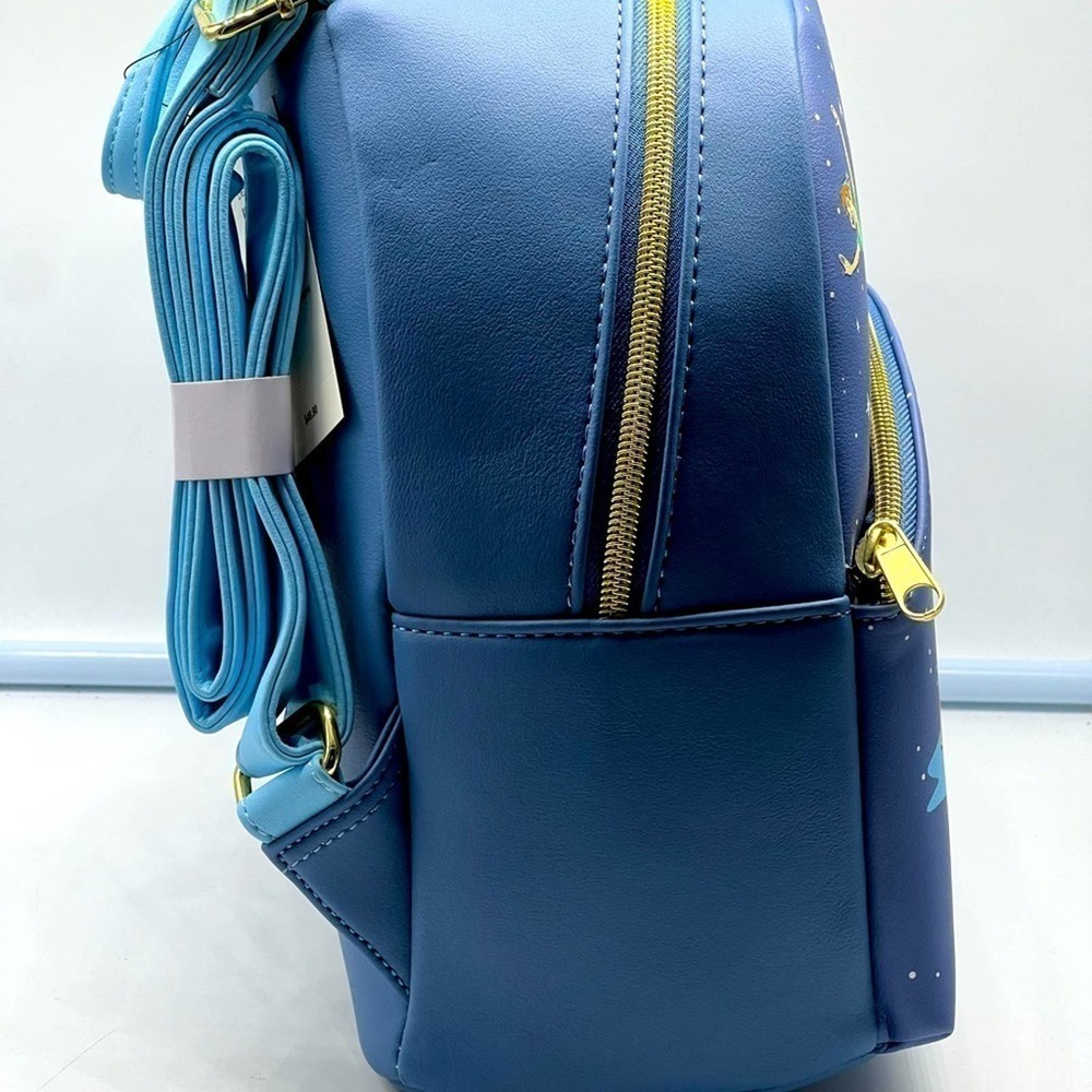 NEW Loungefly Disney Peter Pan Never Land Mini Backpack - Picture 12 of 16